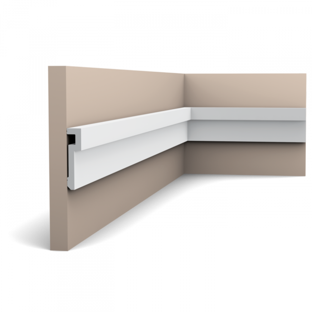 PX198 Карниз-молдинг для подсветки Orac Decor из дюрополимера - Плинтус потолочный